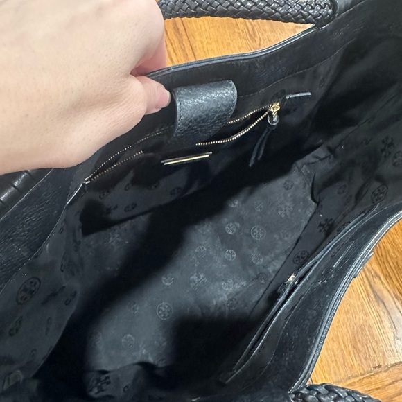 Tory Burch Textured Black Tote - Picture 3 of 9